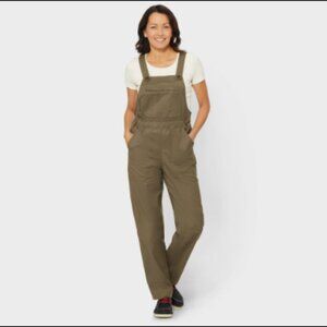 Women's Hempstop Pull-On Bib Overalls Color River Rock